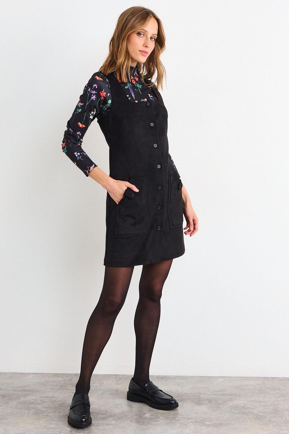 Vestido Liso Negro iO 13020126006102-3