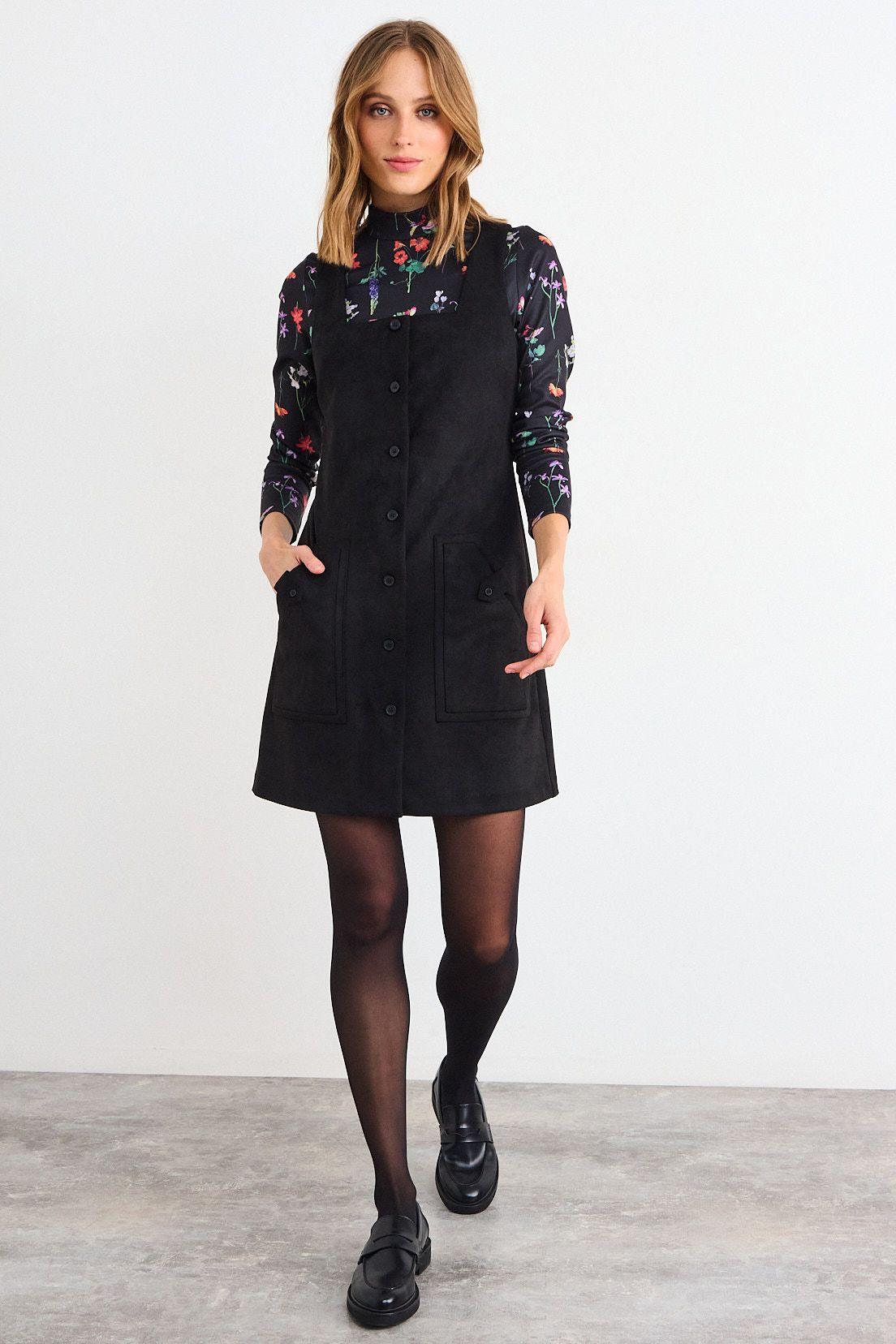 Vestido Liso Negro iO 13020126006102-4