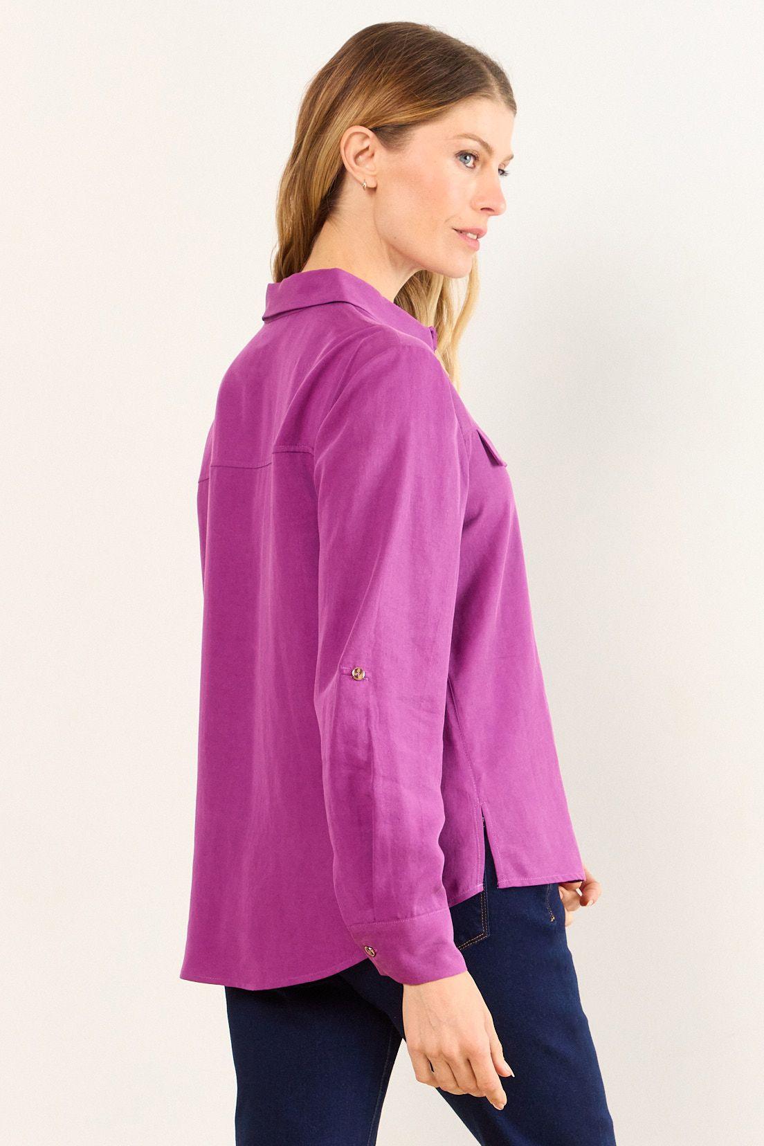 Blusa Lyocell Morado Ma Griffe 14002226054121-2