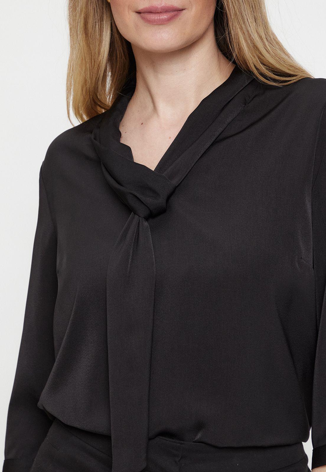 Blusa Lisa Negro Ma Griffe 14002224058102-1