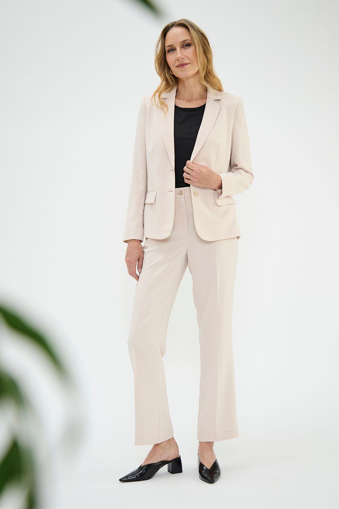 Blazer Dos Botones Beige Ma Griffe 16002125050106-0