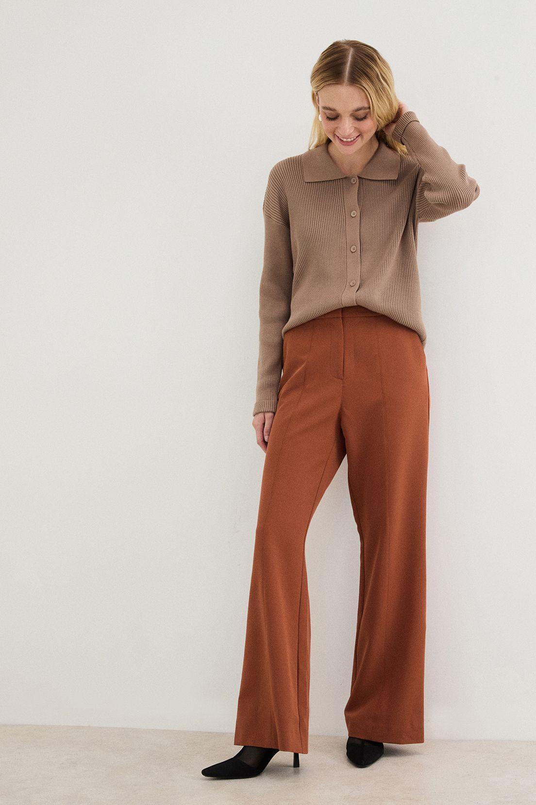 Pantalon Liso Café 11007125057129-0
