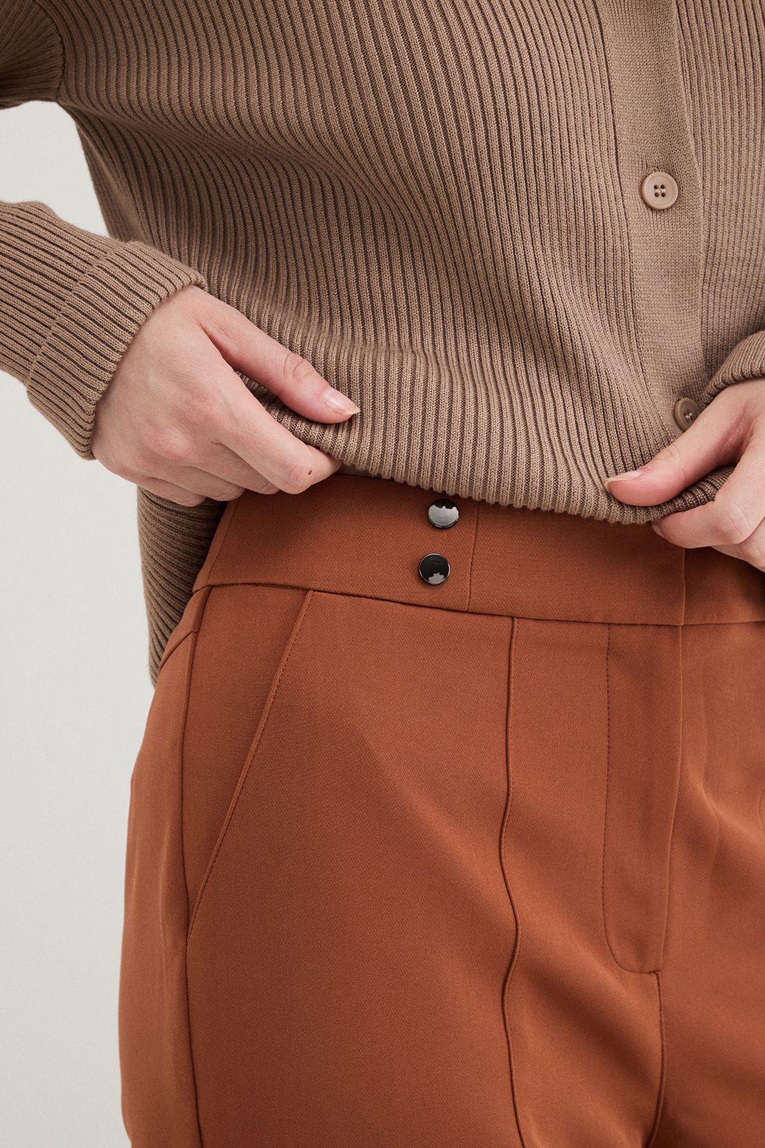 Pantalon Liso Café 11007125057129-1