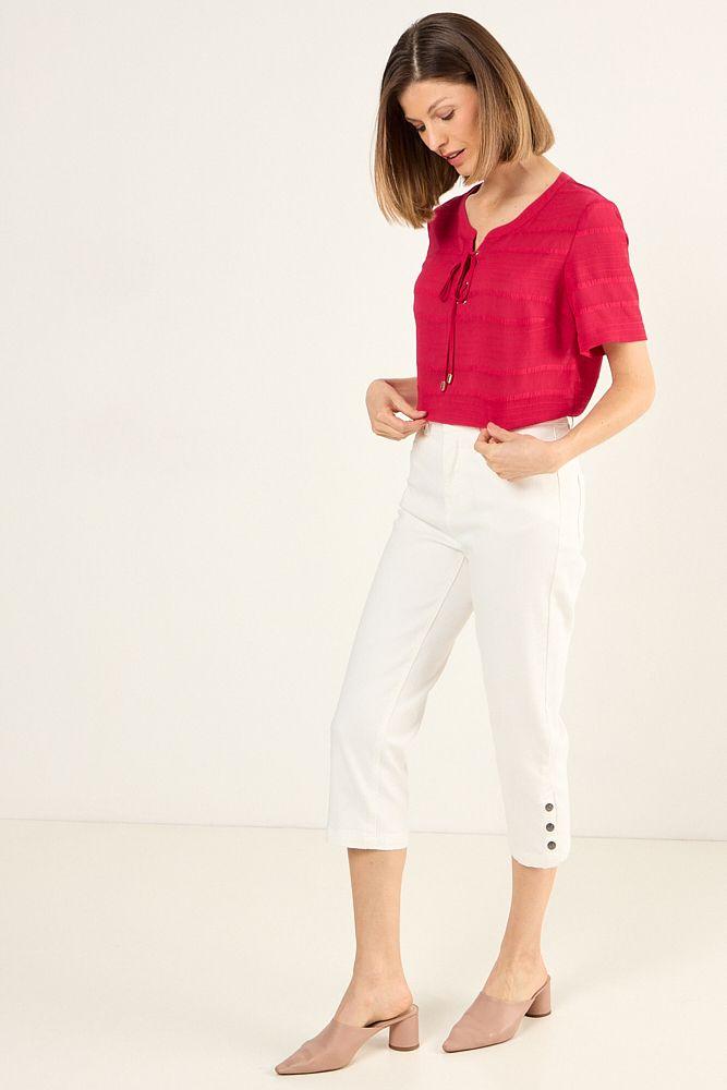 Blusa Textura Fucsia Ma Griffe 14002225065116-4