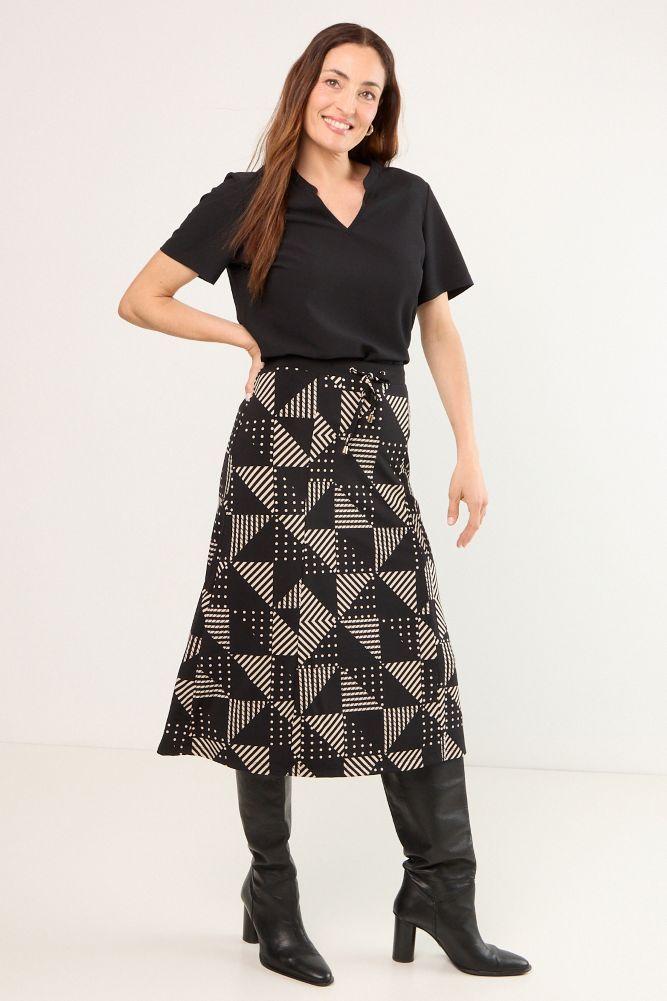 Blusas Manga Corta Negro Ma Griffe 14002225059102-3
