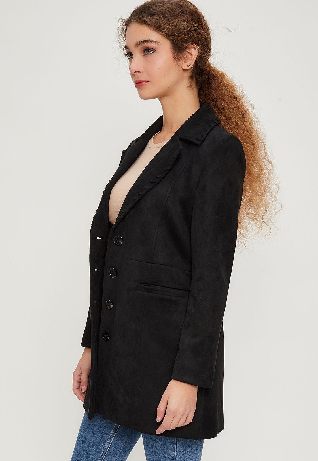 Impermeable (Trench) Liso Negro iO 17420224002102-3