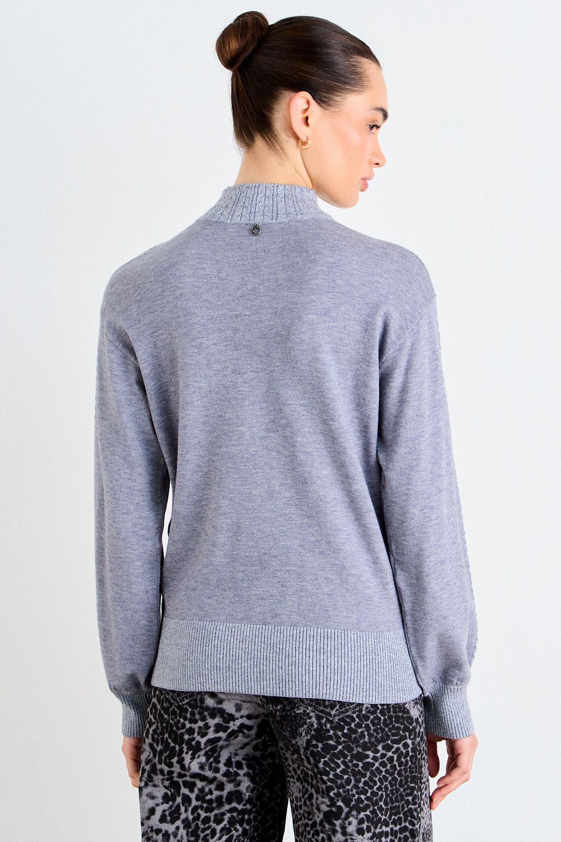 Sweater Delgado Manga Princesa Gris iO 18120126017113-2