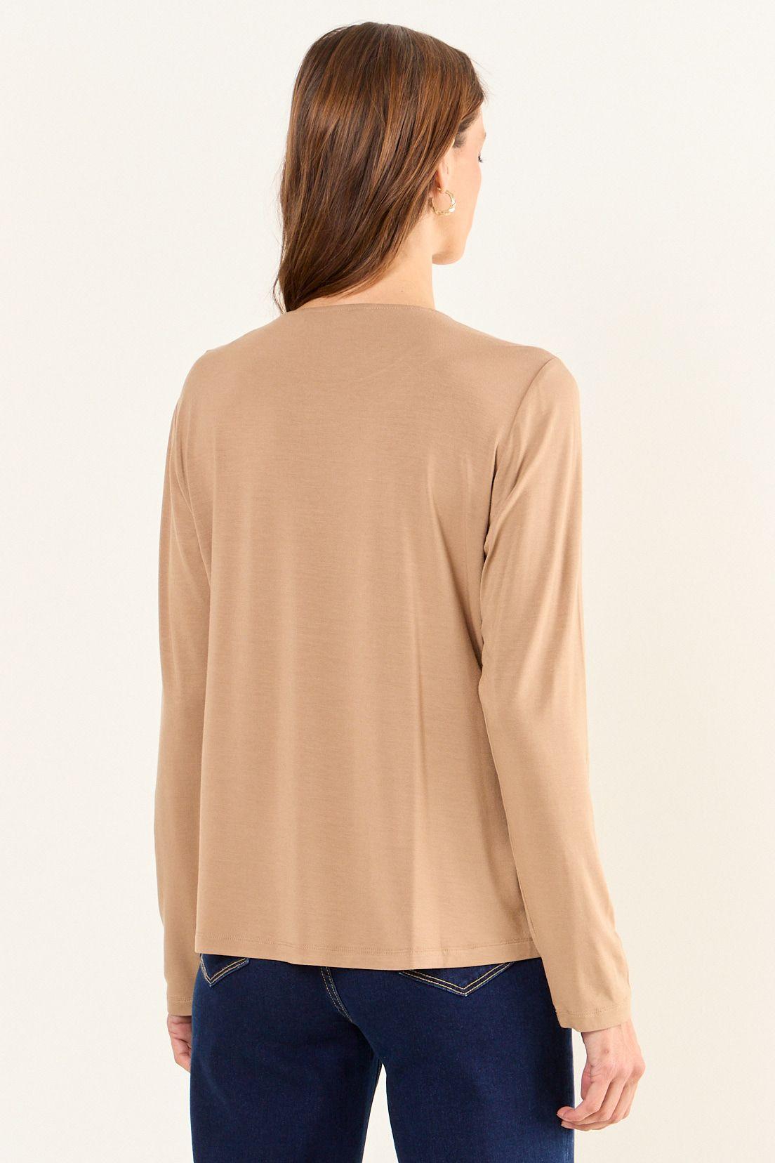 Polera De Suede Café Ma Griffe 14202126007129-3