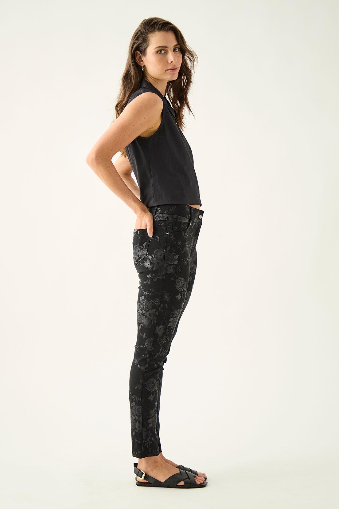 Pantalon Estampado Negro Ash 11107125050102-3