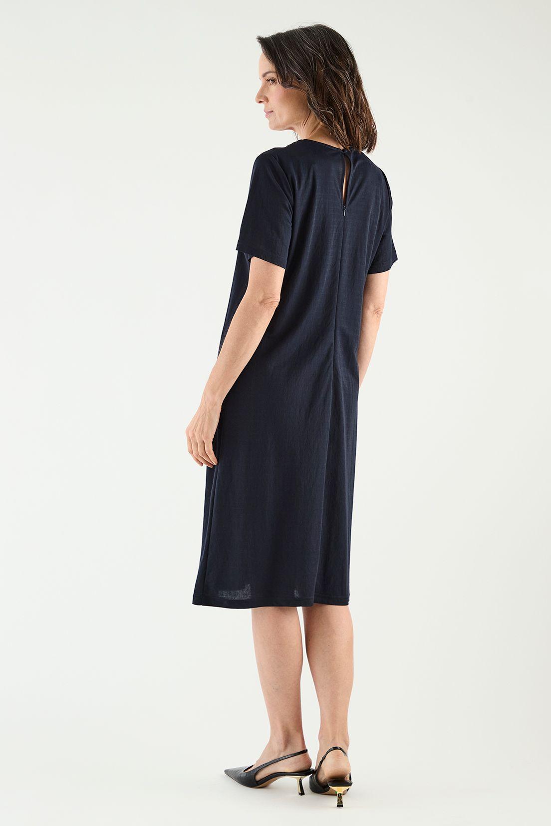 Vestido Escote En V Azul Ma Griffe 13002125001104-4