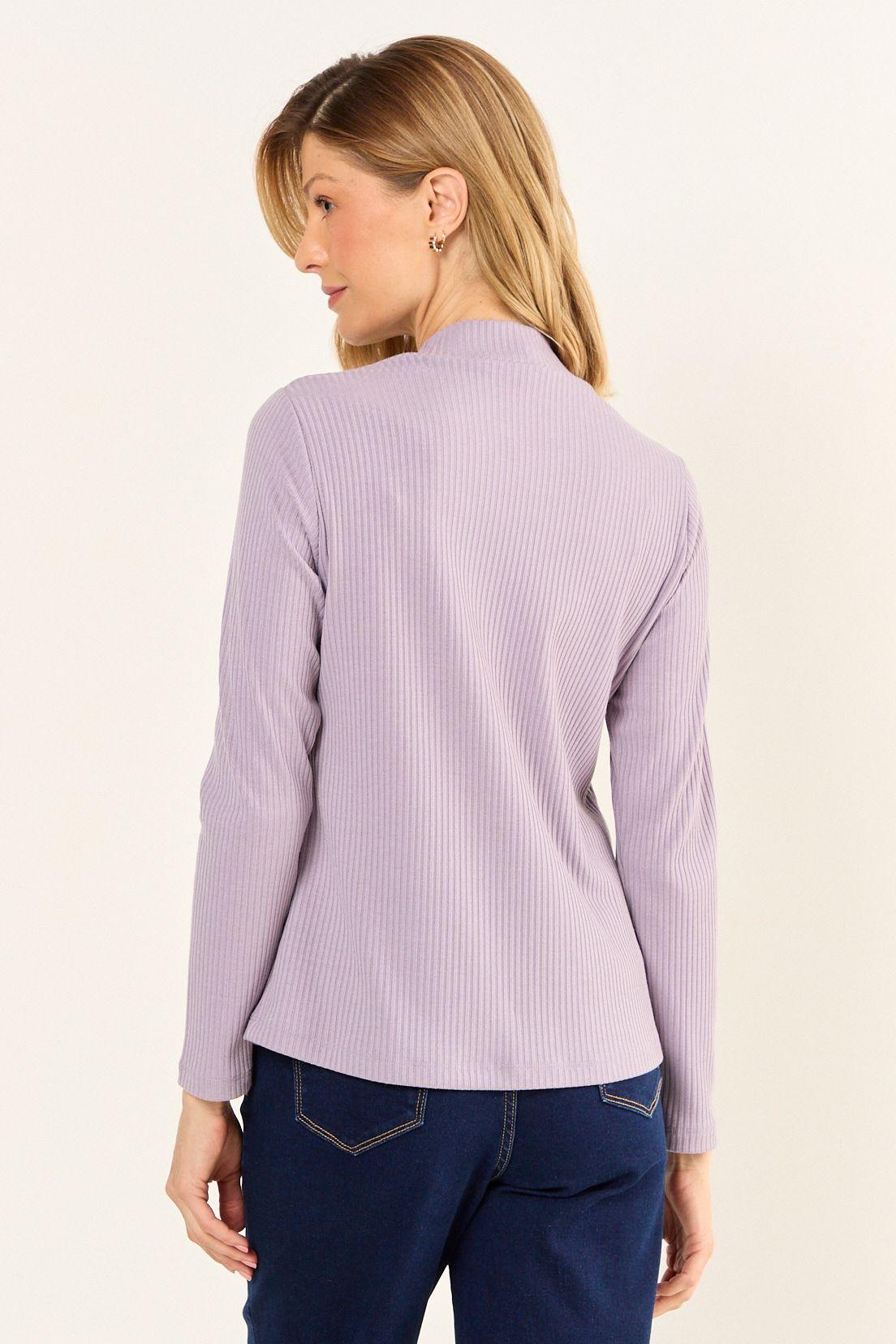Polera Cuello Alto Morado Ma Griffe 14202126010211-4
