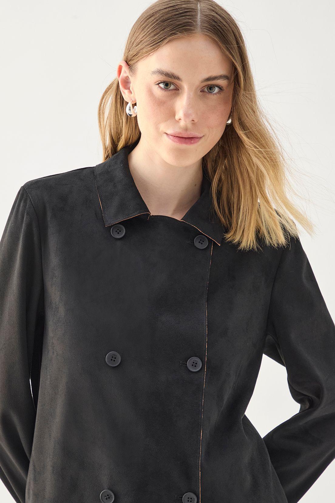 Chaqueta Lisa Negro 17507125003102-1
