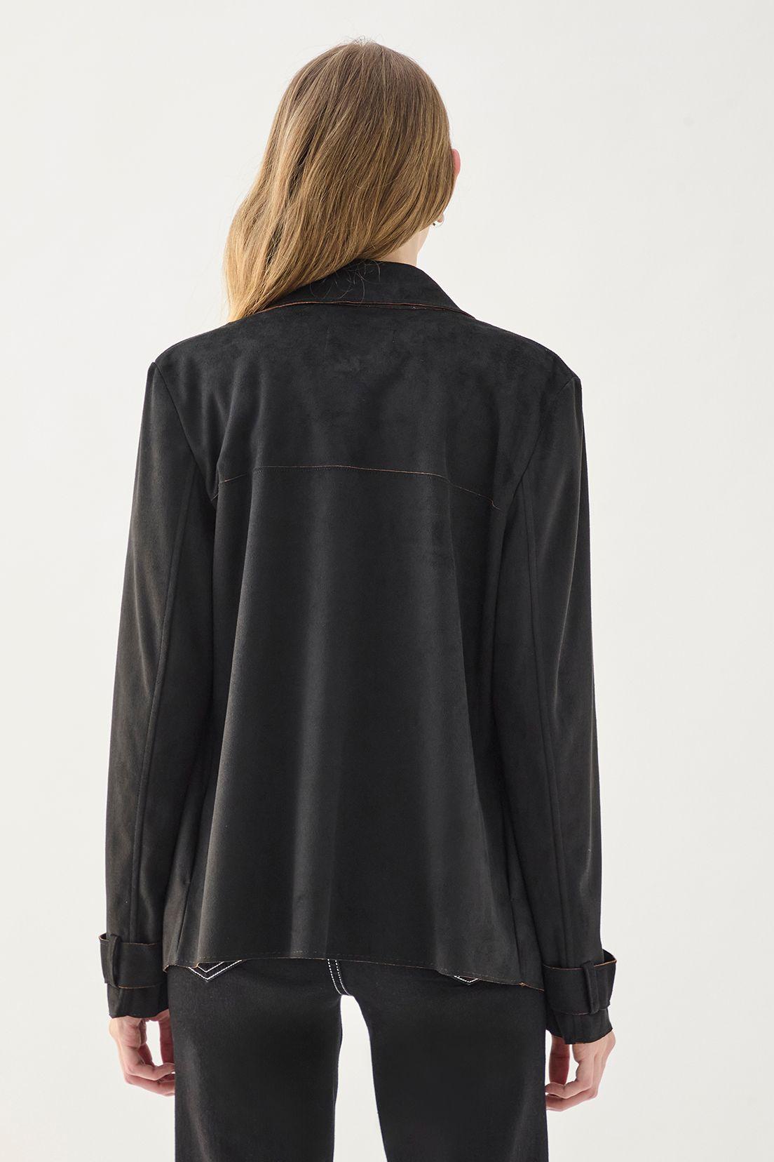 Chaqueta Lisa Negro 17507125003102-3