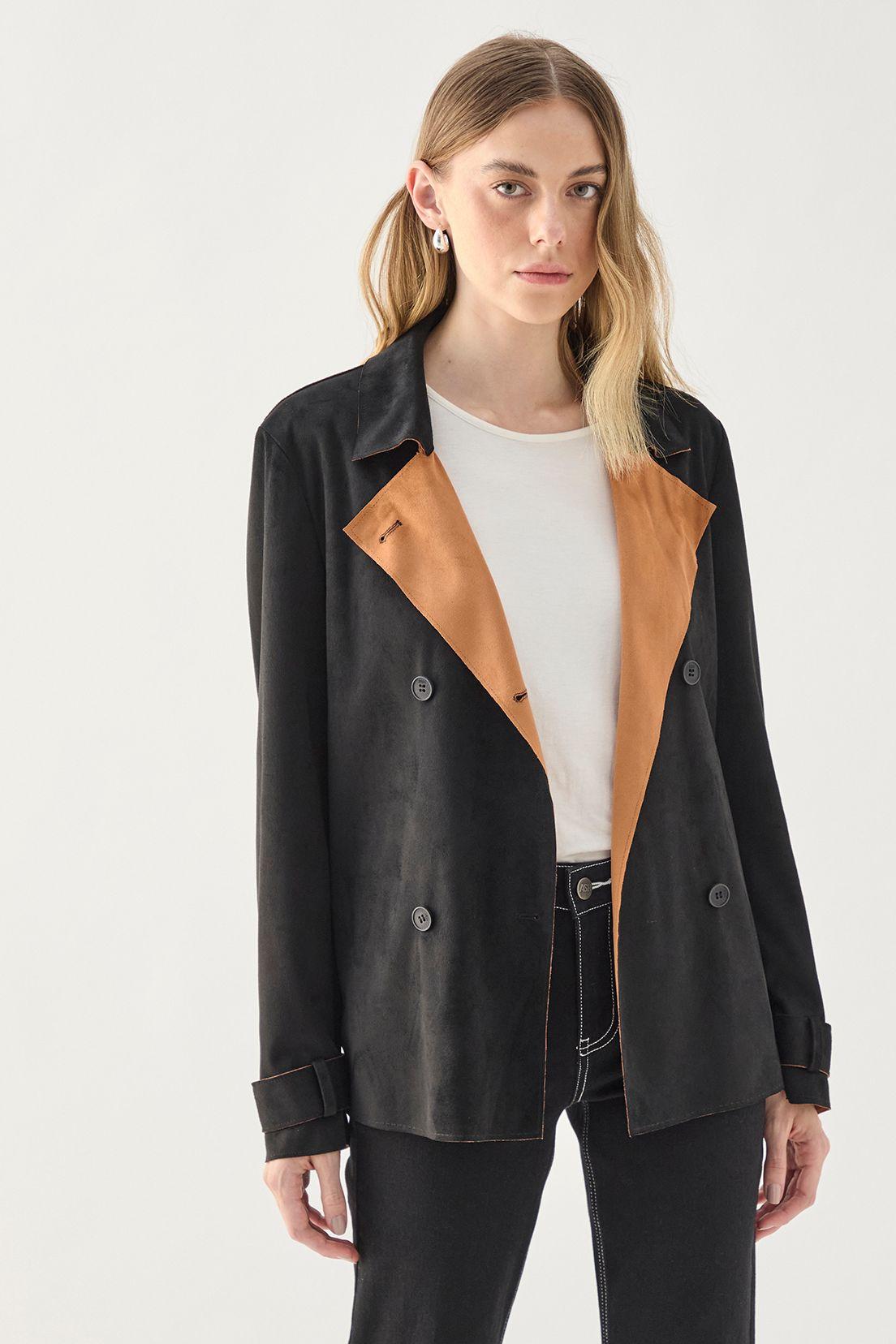 Chaqueta Lisa Negro 17507125003102-4