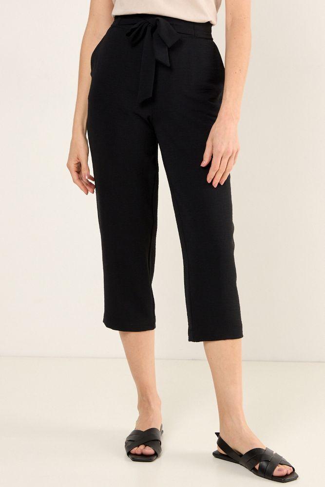 Capri Con Elastico Negro Ma Griffe 11502225003102-1