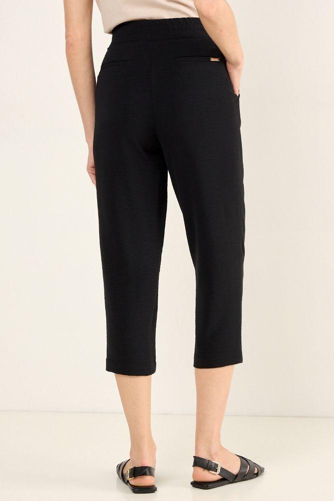 Capri Con Elastico Negro Ma Griffe 11502225003102-3