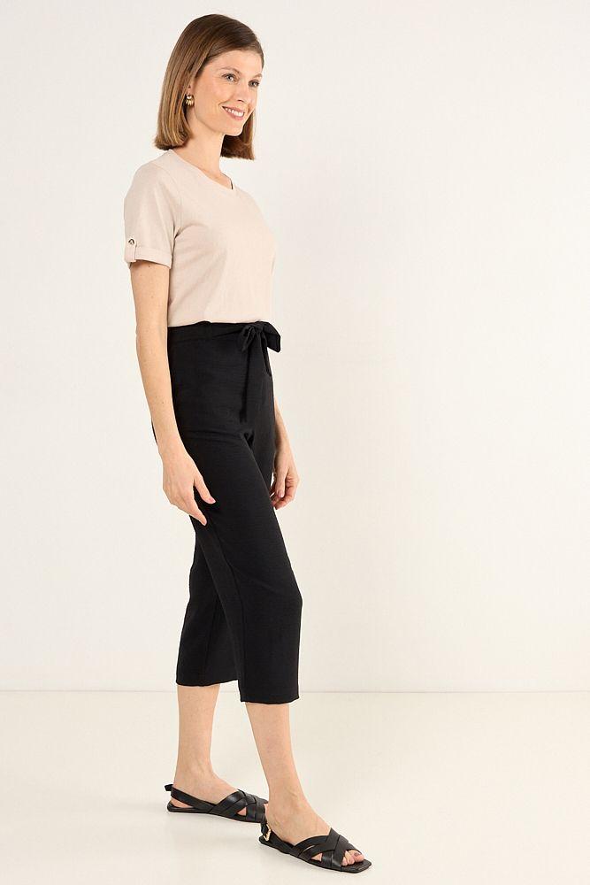 Capri Con Elastico Negro Ma Griffe 11502225003102-4