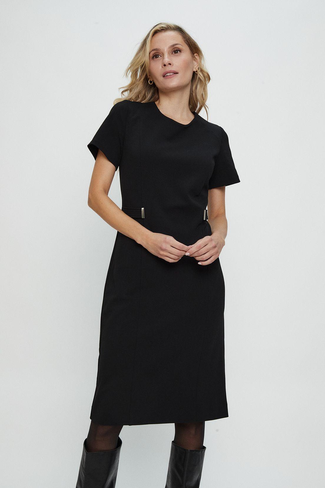 Vestido Liso Negro Ma Griffe 13002224002102-2