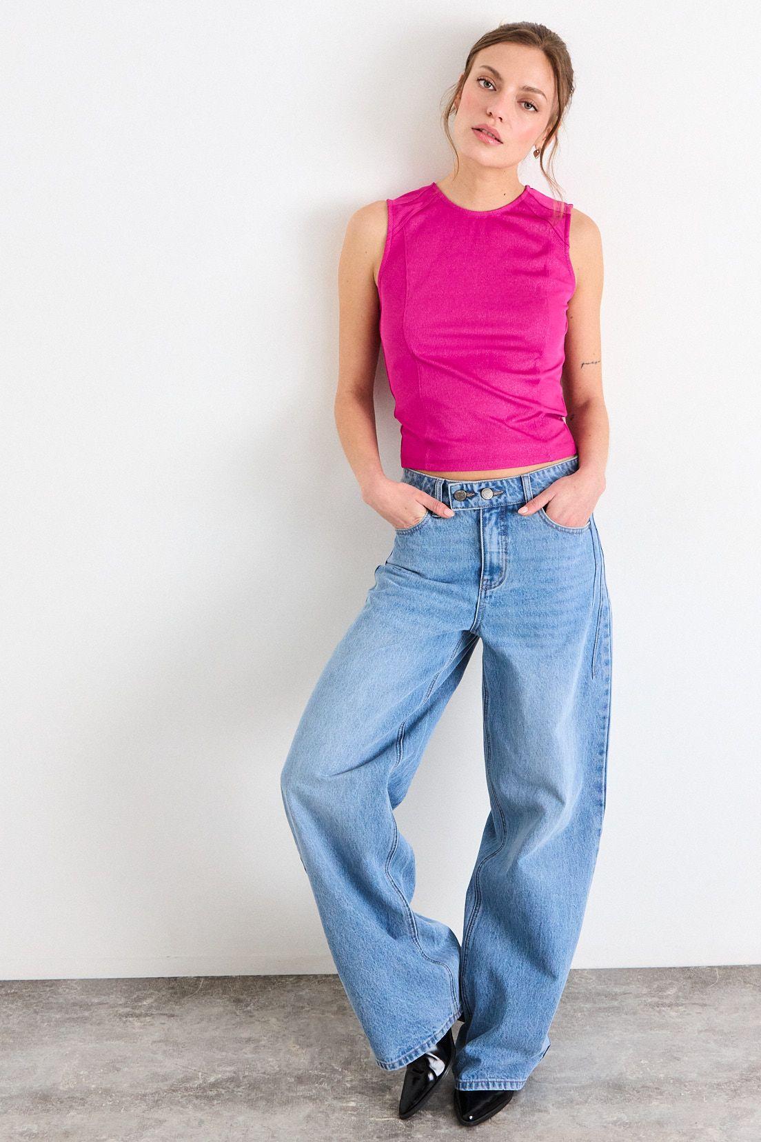 Polera Lisa Fucsia iO 14220226004116-3