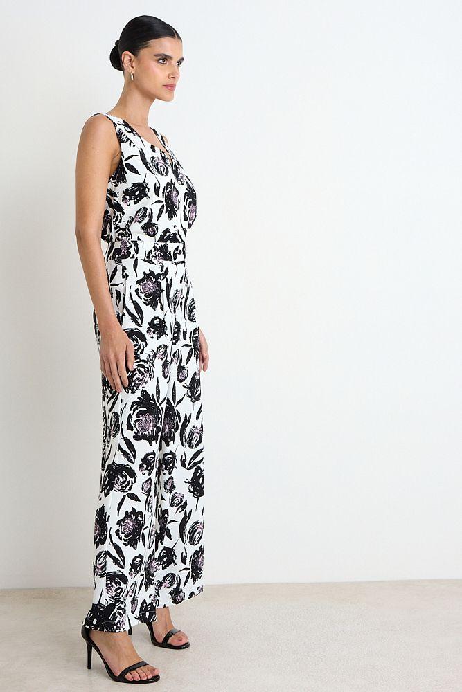 Pantalon Palazzo Fantasia Negro Ash 11107225054102-4