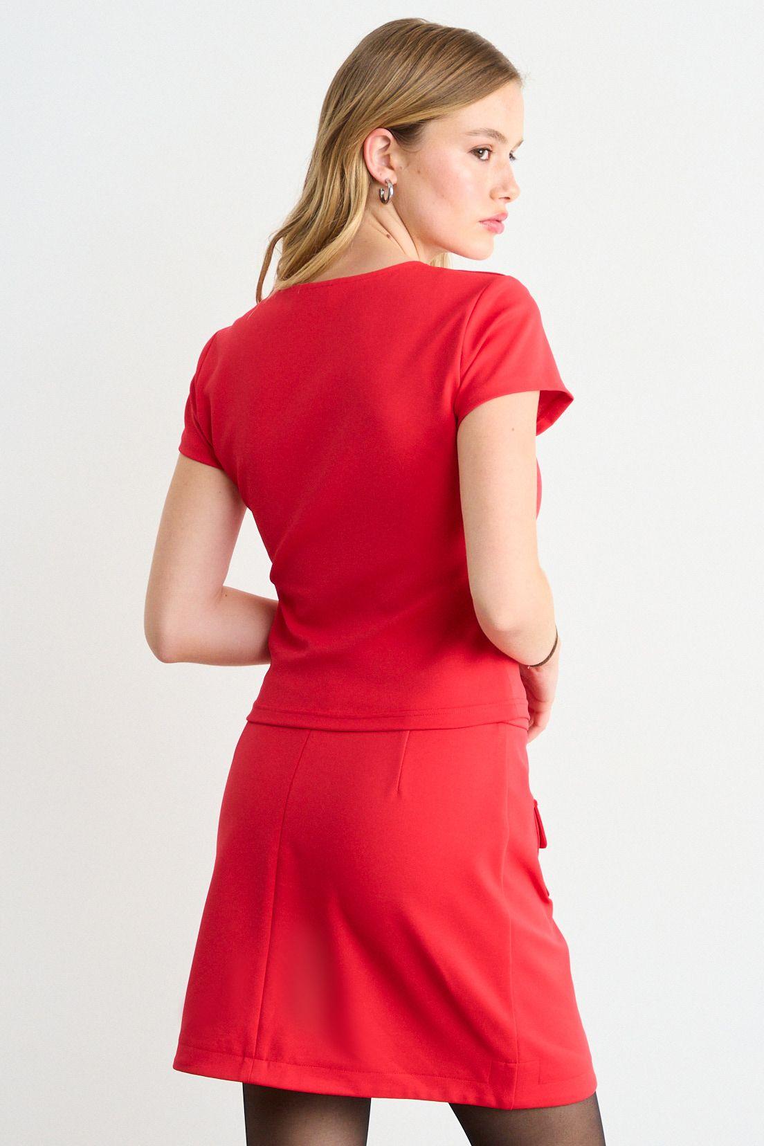 Blusa Lisa Rojo iO 14020126006103-2