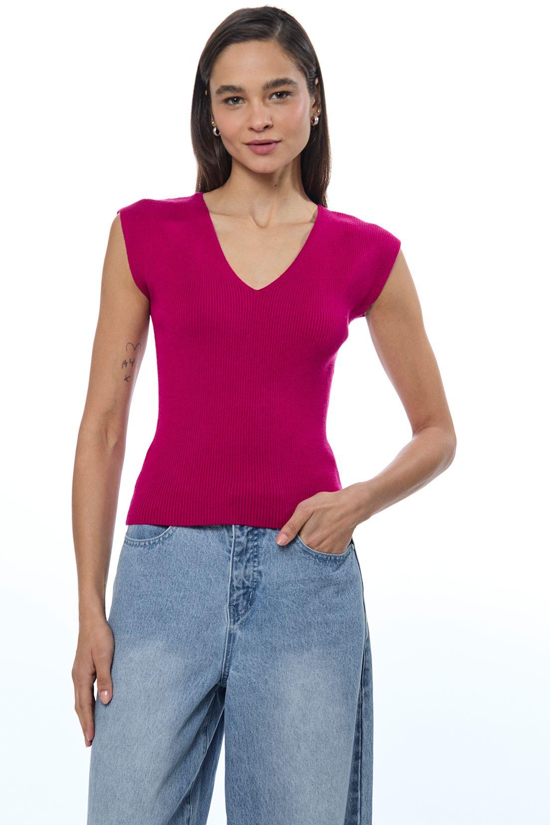 Polera Lisa fucsia iO 18104224006116-0