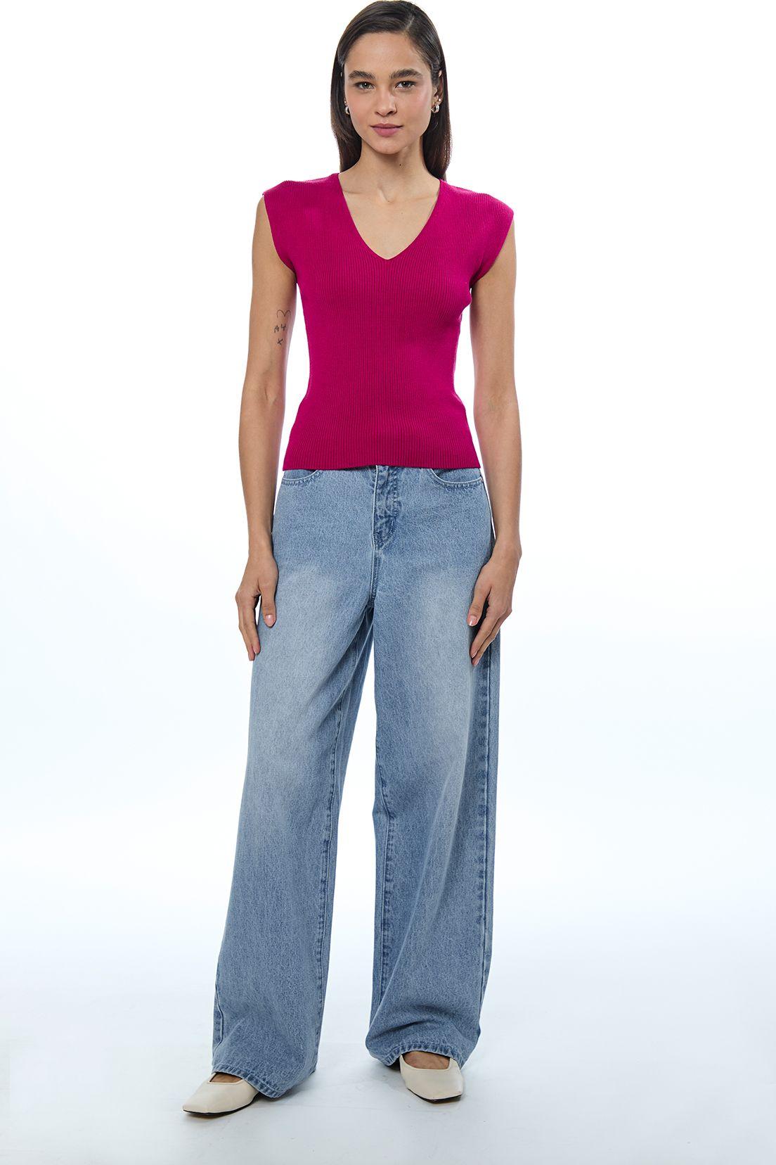 Polera Lisa fucsia iO 18104224006116-4