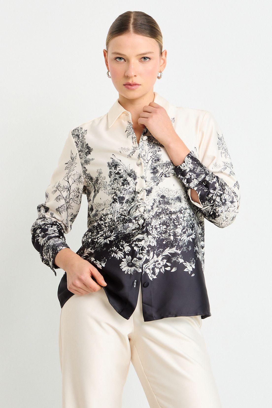 Blusas Manga Larga Negro Ash 14107225007102-0