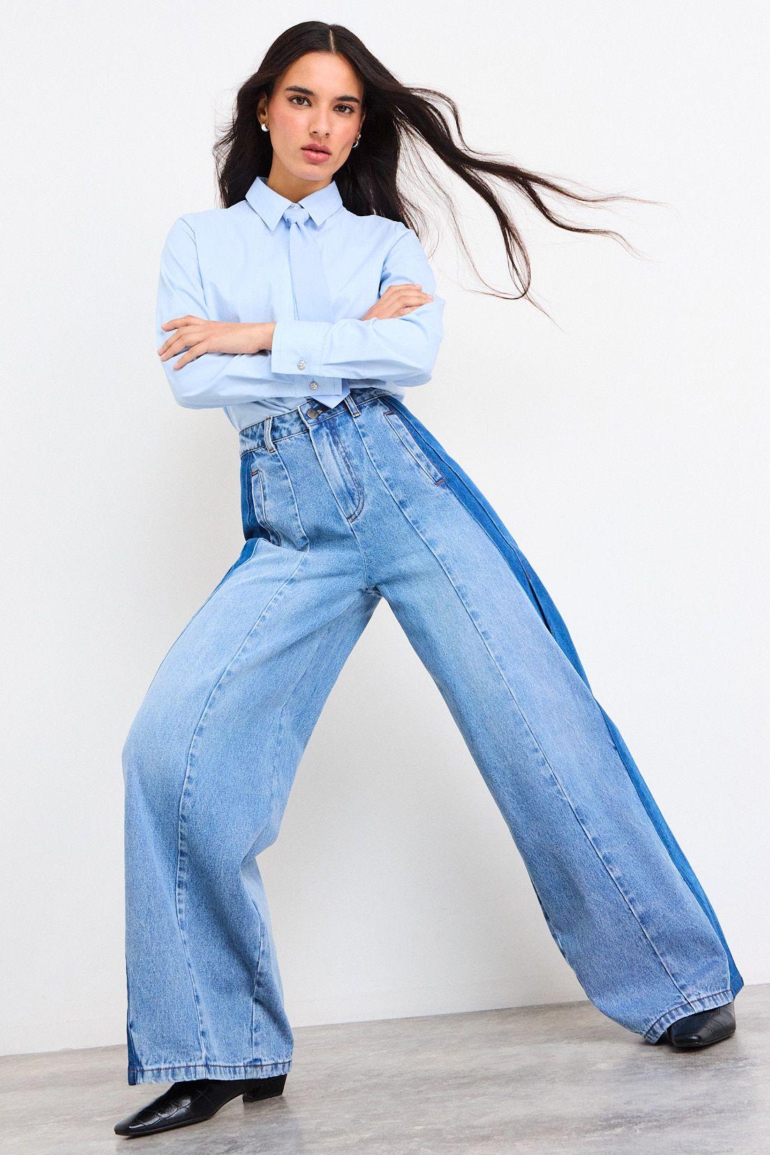 Jeans Liso Azul iO 11320226003104-0