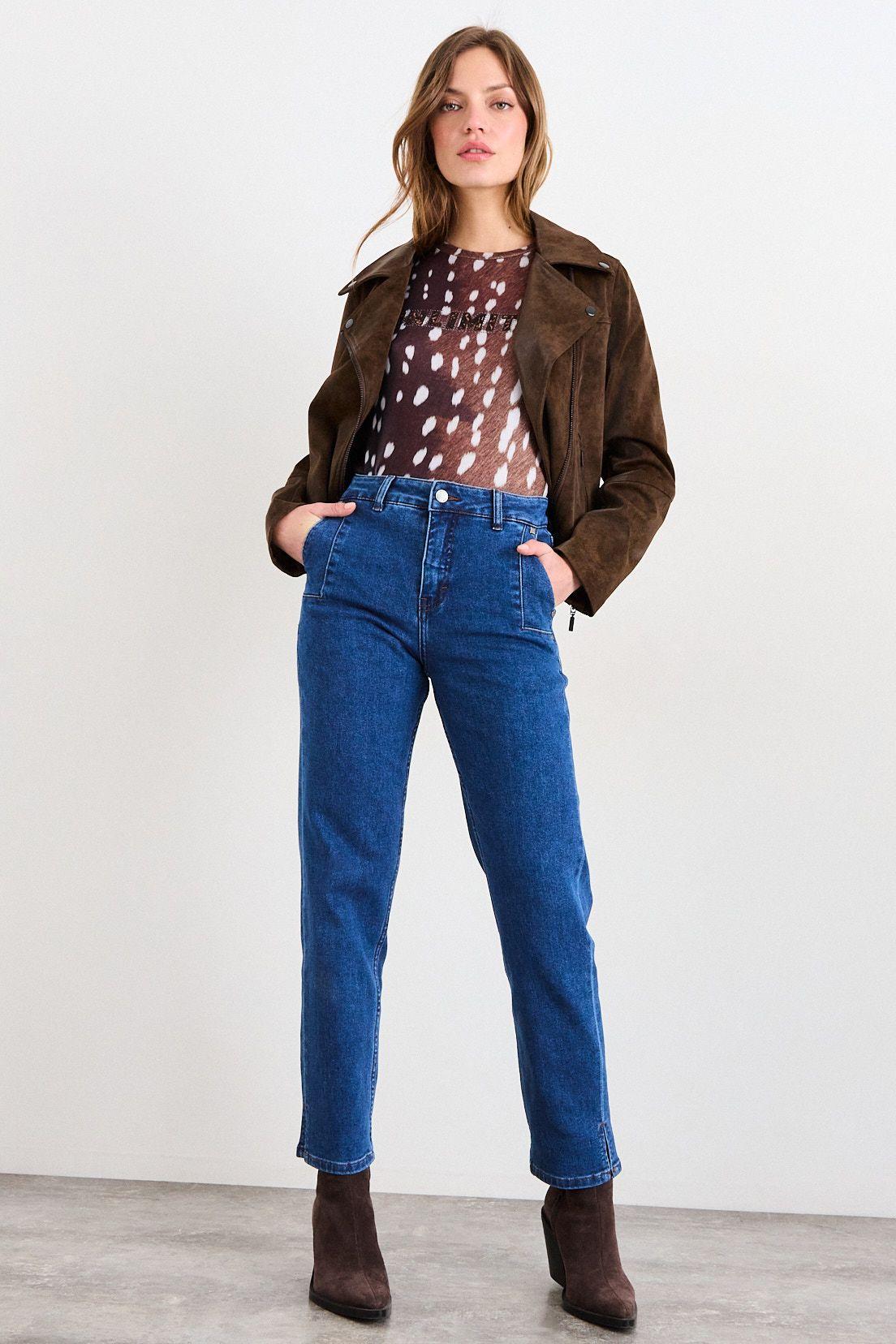 Jeans Liso Azul iO 11320226006104-4
