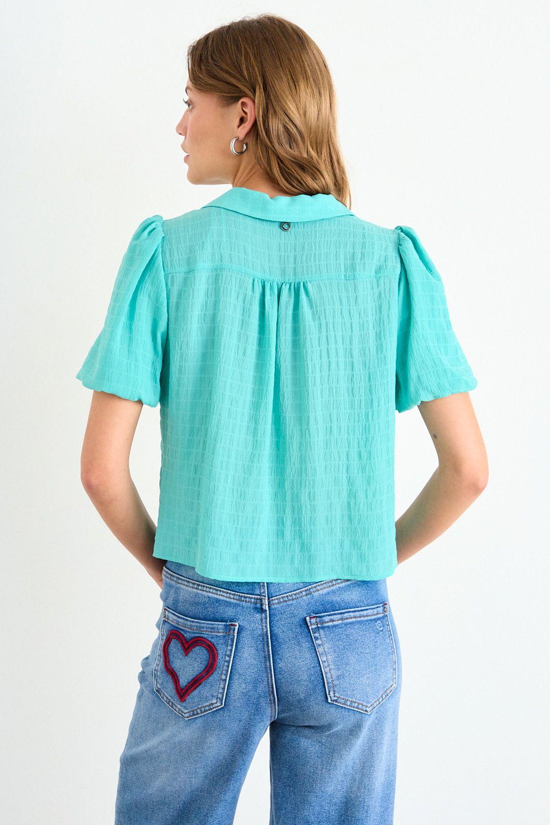 Blusa Lisa Turquesa iO 14020126051217-2