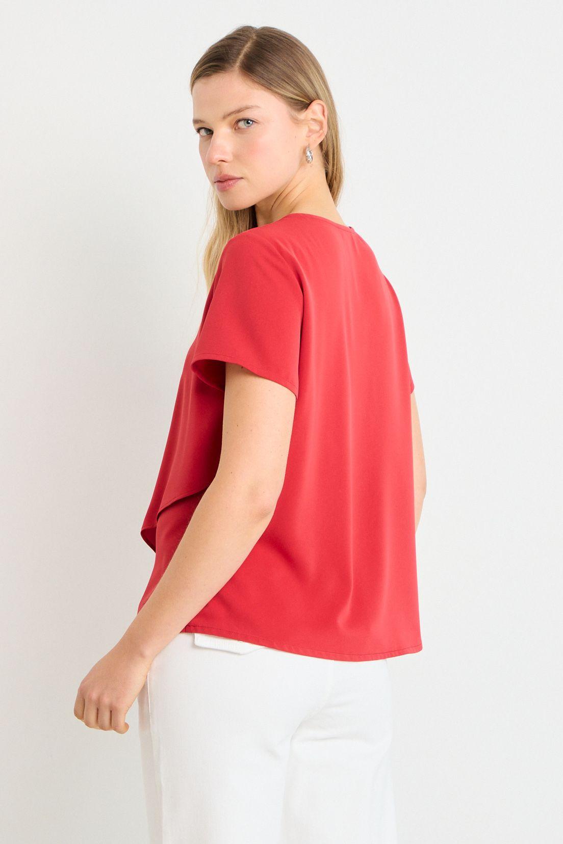 Blusa Lisa Rojo Ash 14004225070103-2