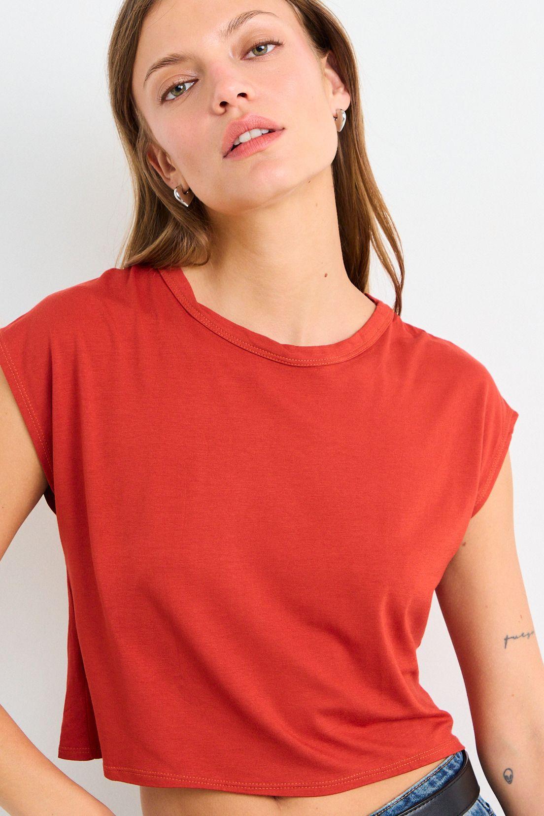 Polera Lisa Coral iO 14204225096133-0