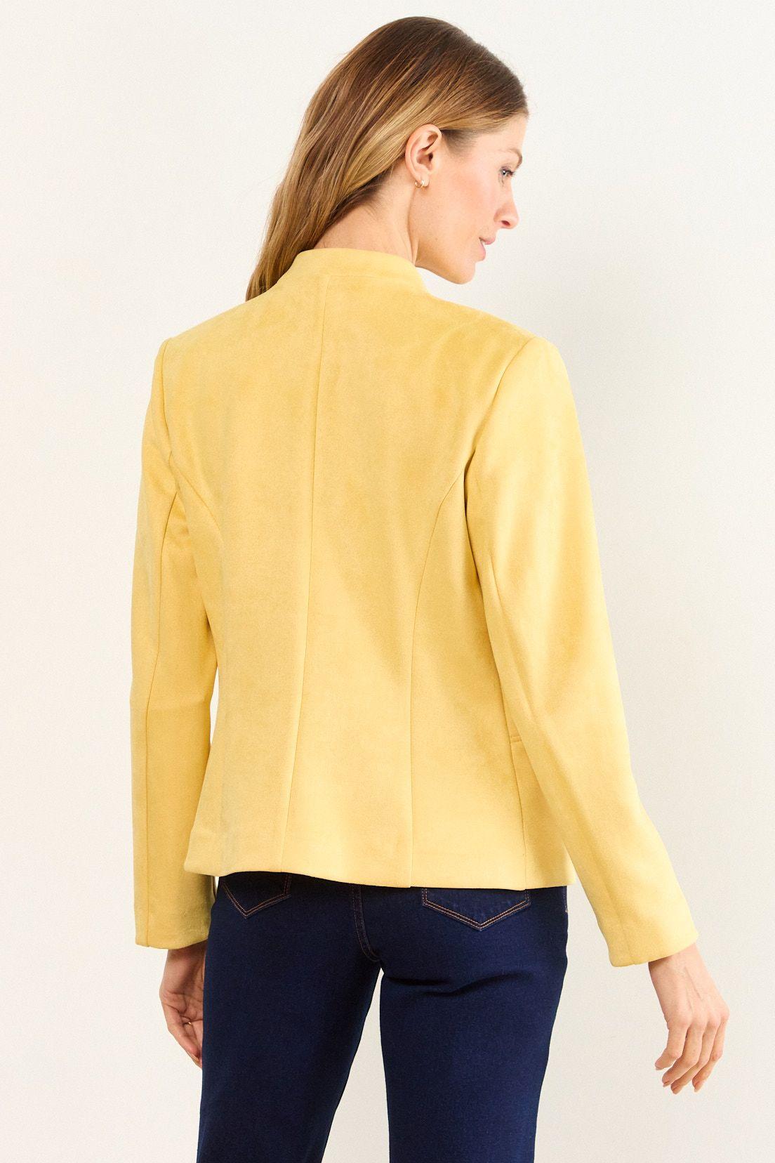 Chaqueta Antelina Amarillo Ma Griffe 17502226053108-2