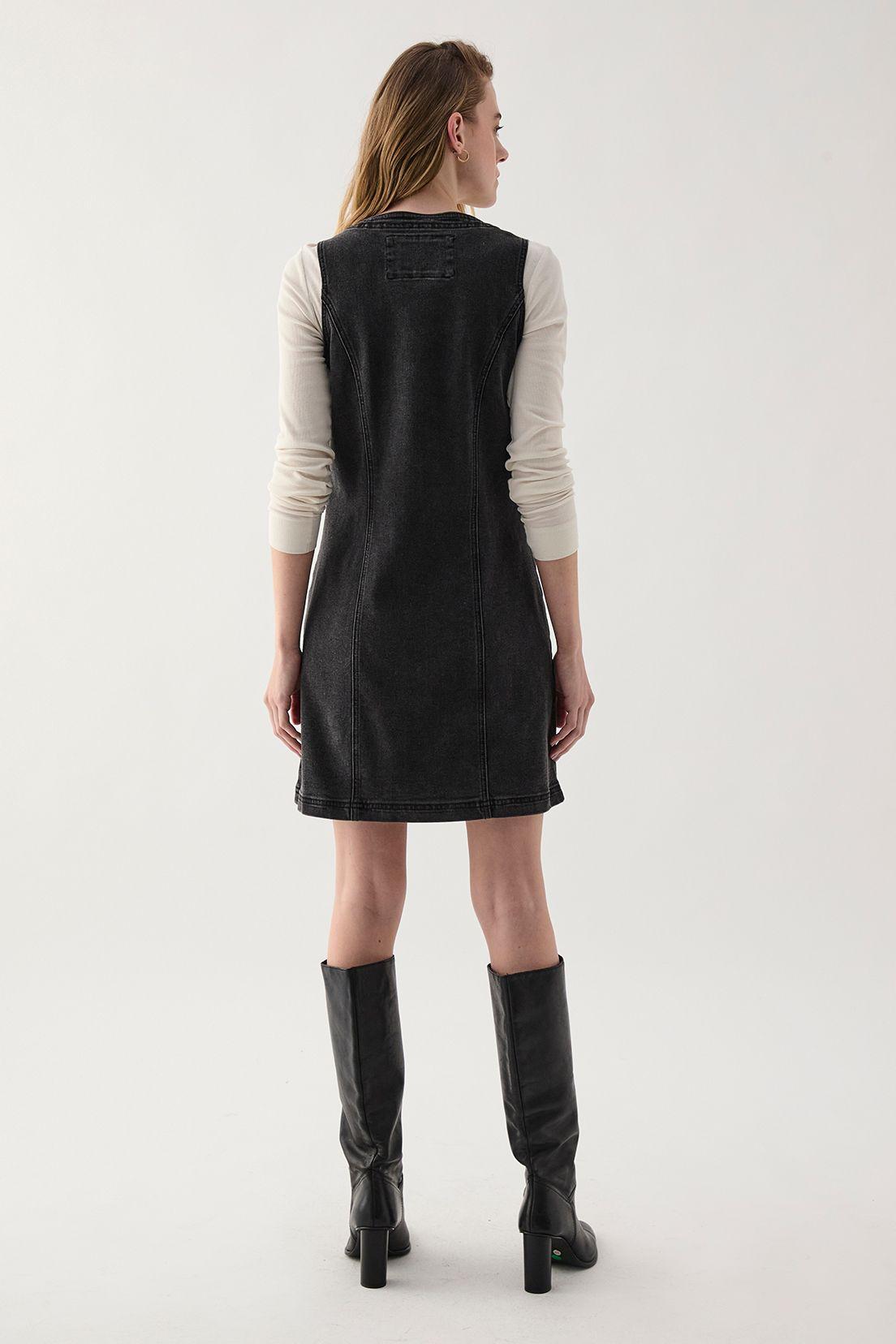 Vestido Mezclilla Negro 13807125001102-4