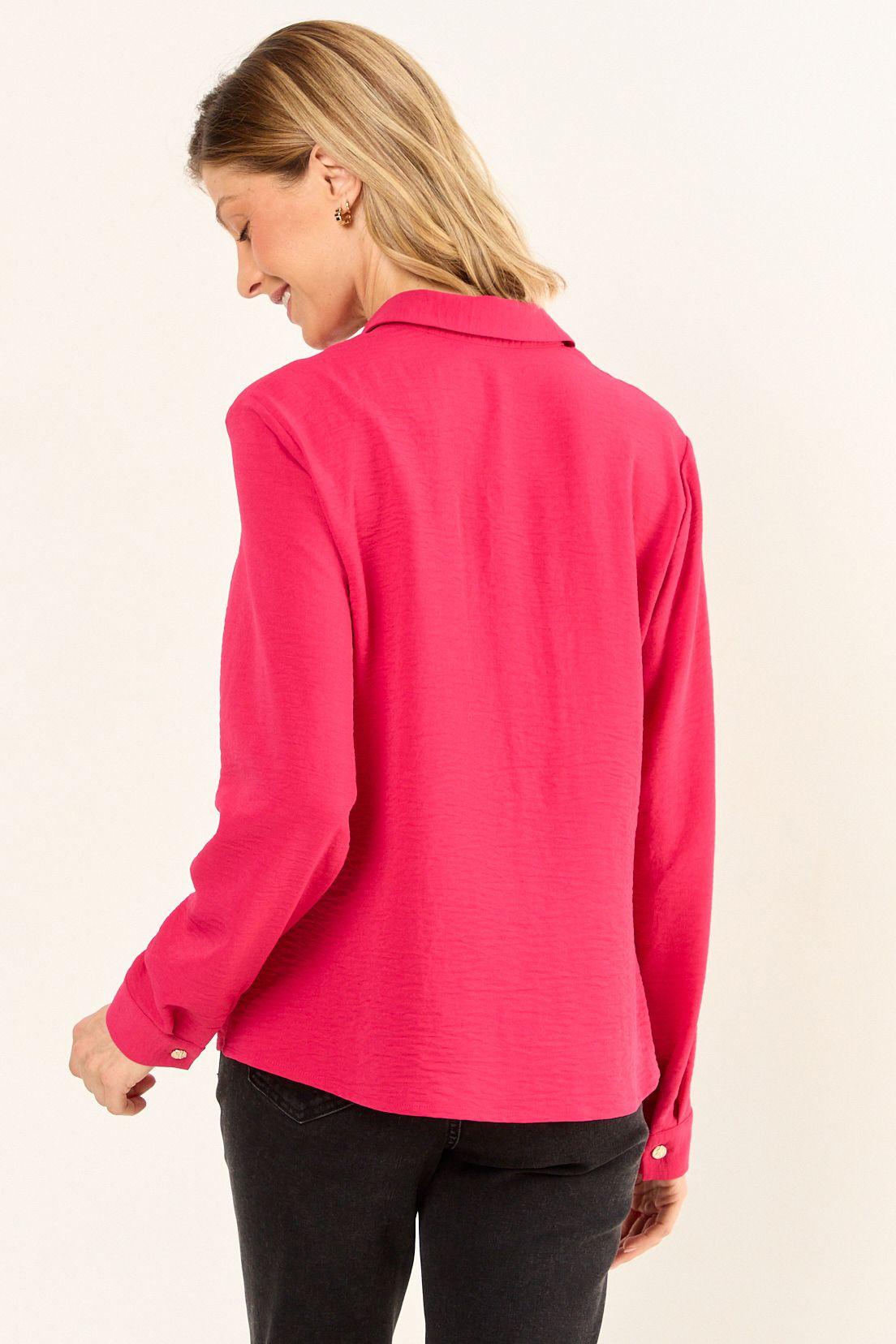 Blusa Lisa Fucsia Ma Griffe 14002126064116-2