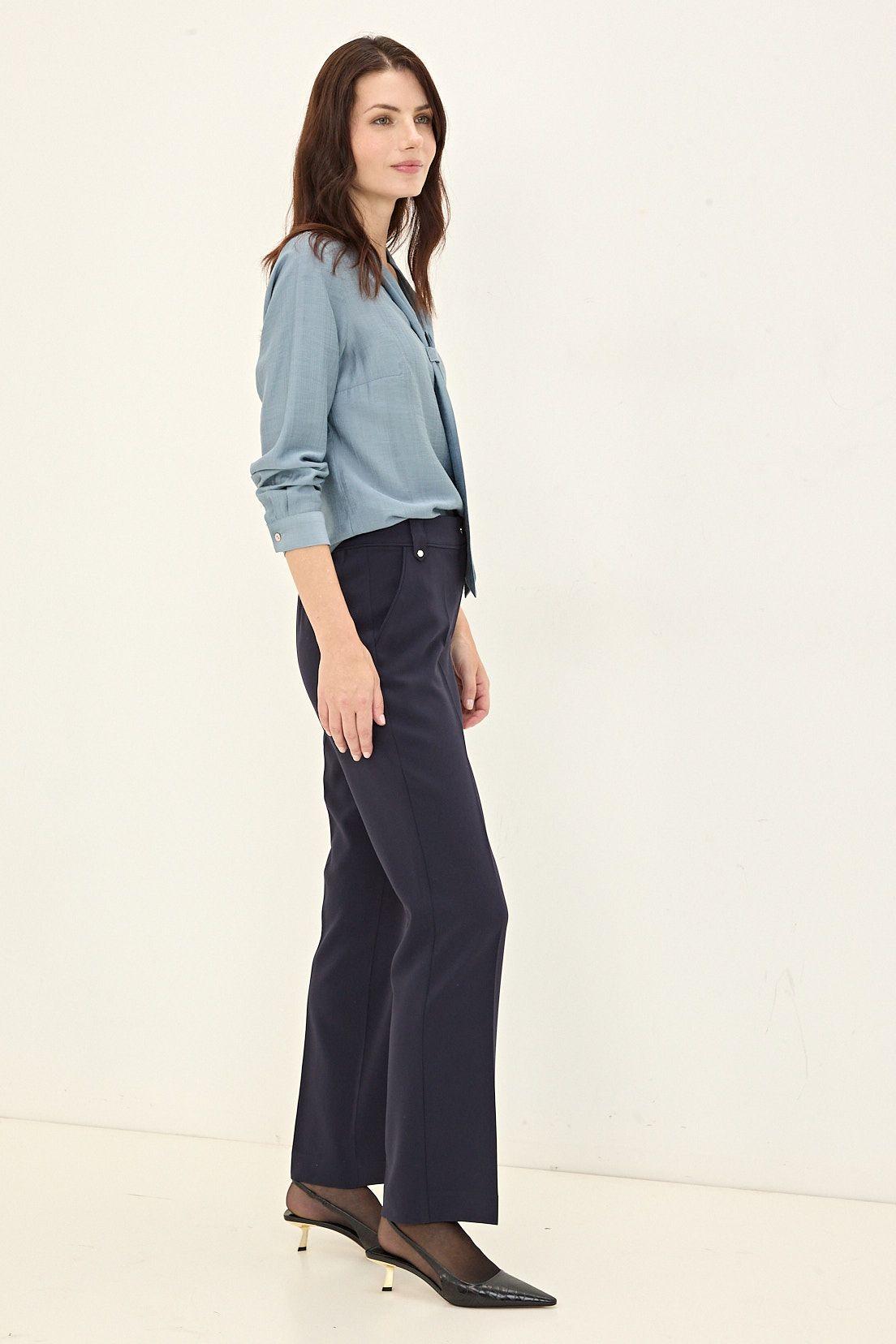 Pantalon  Formal Recto Azul 11002125070104-3