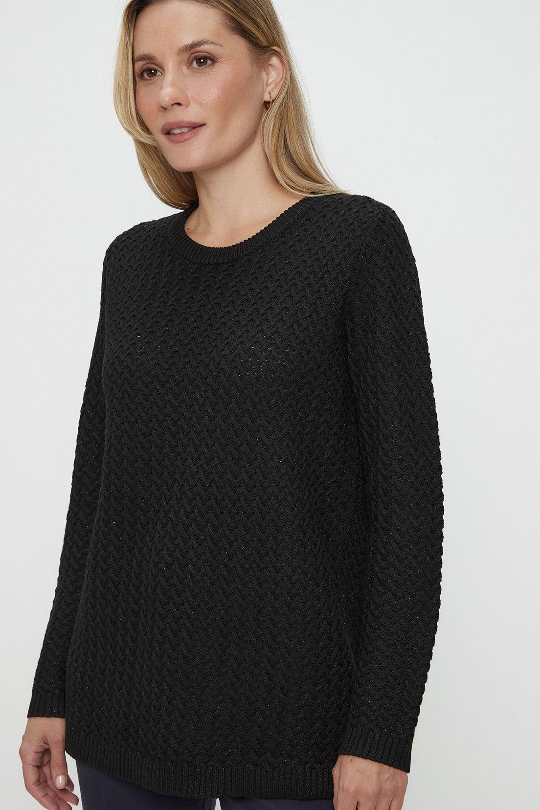 Sweater Liso Negro Ma Griffe 18102224002102-0