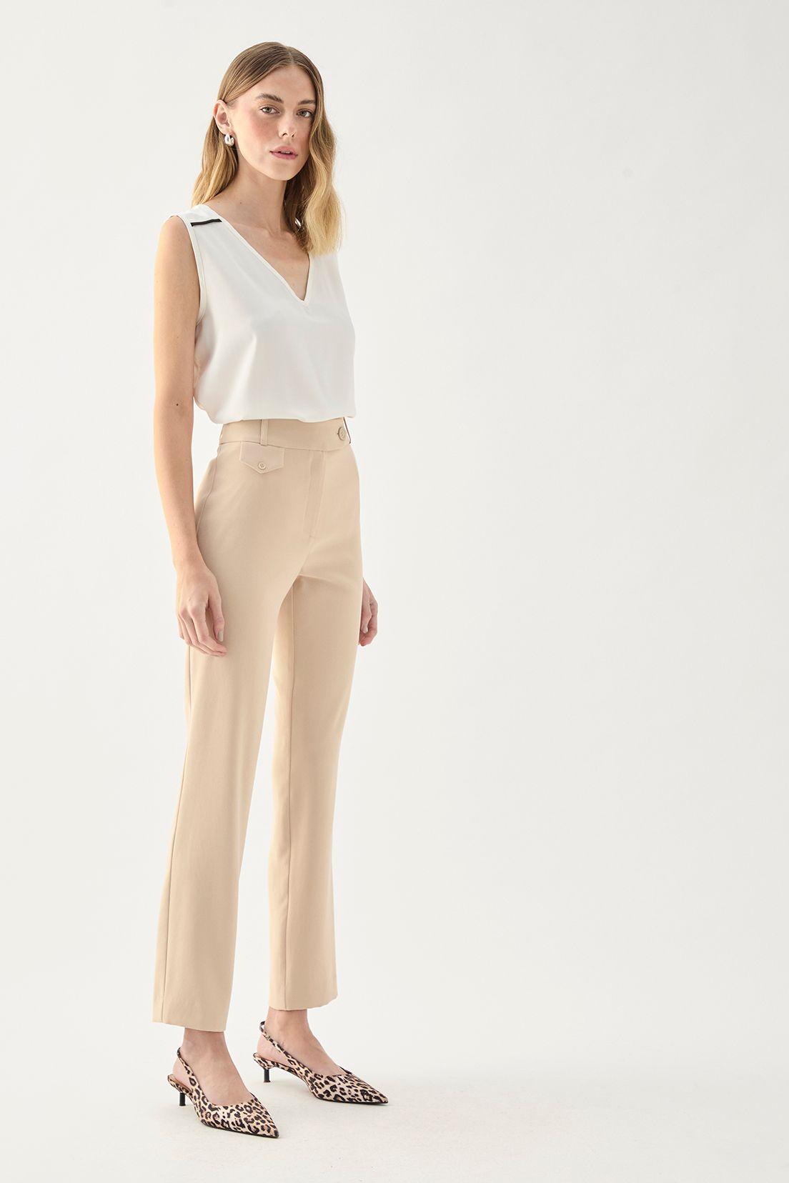 Pantalon Liso Beige 11004125002106-3