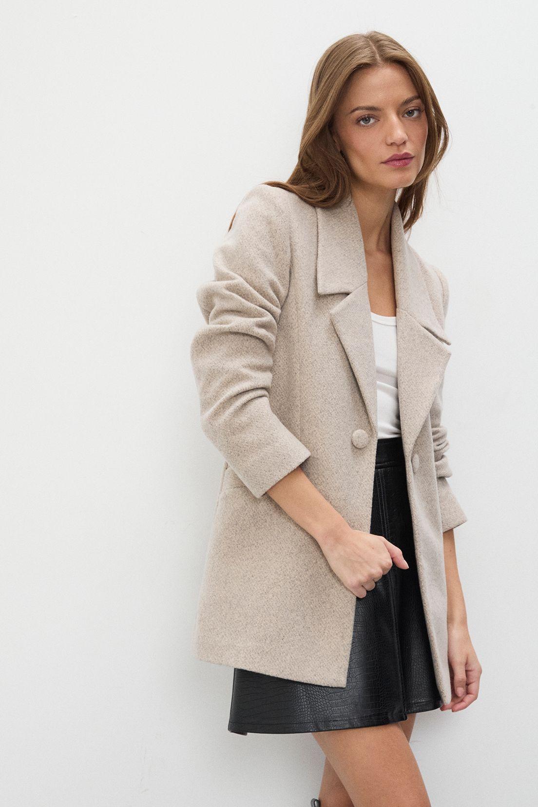 Chaqueton Liso Beige 17220125058106-0