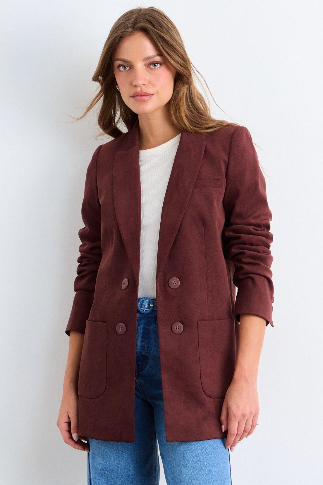 Blazer Liso Café iO 16020126061129-0