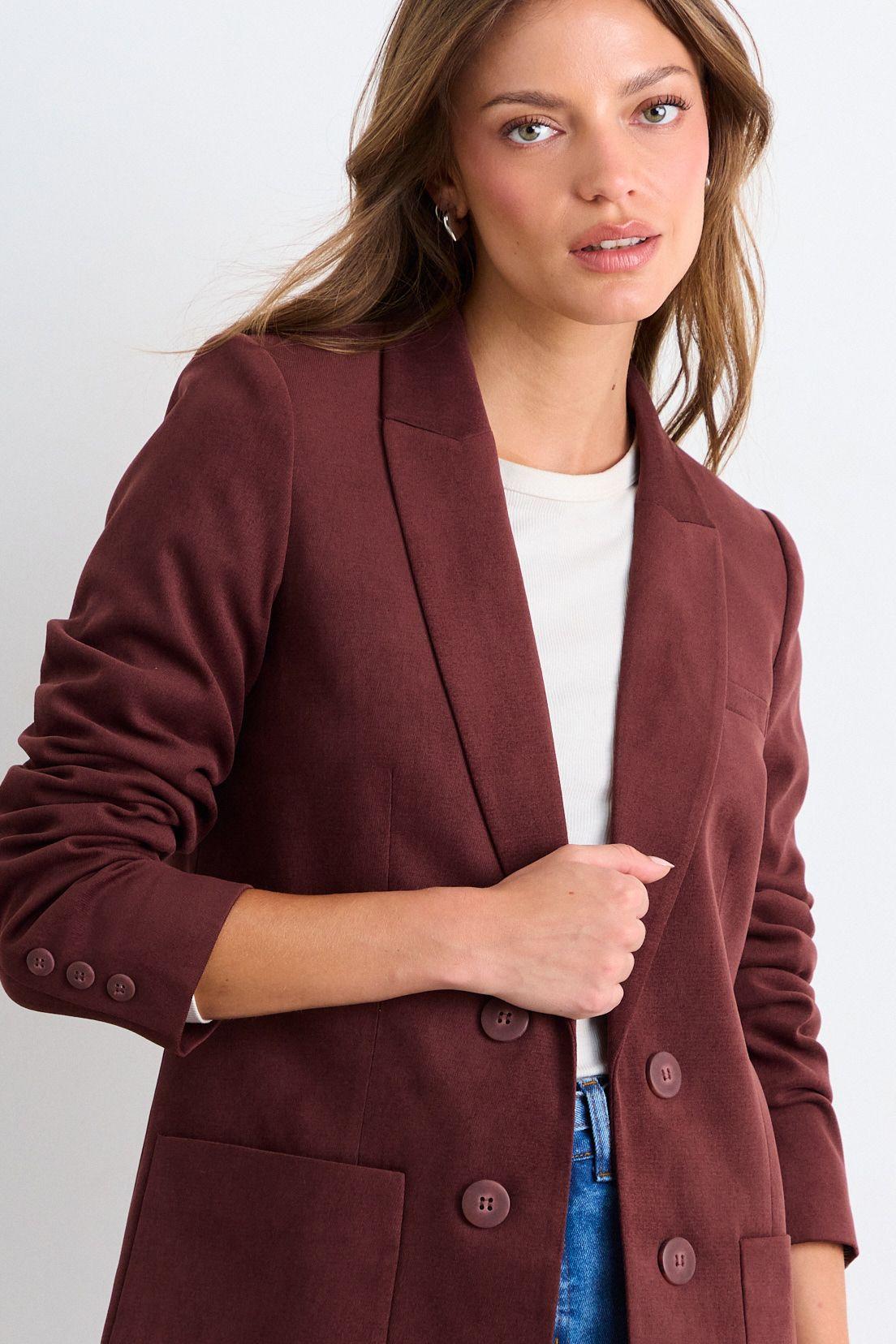 Blazer Liso Café iO 16020126061129-1