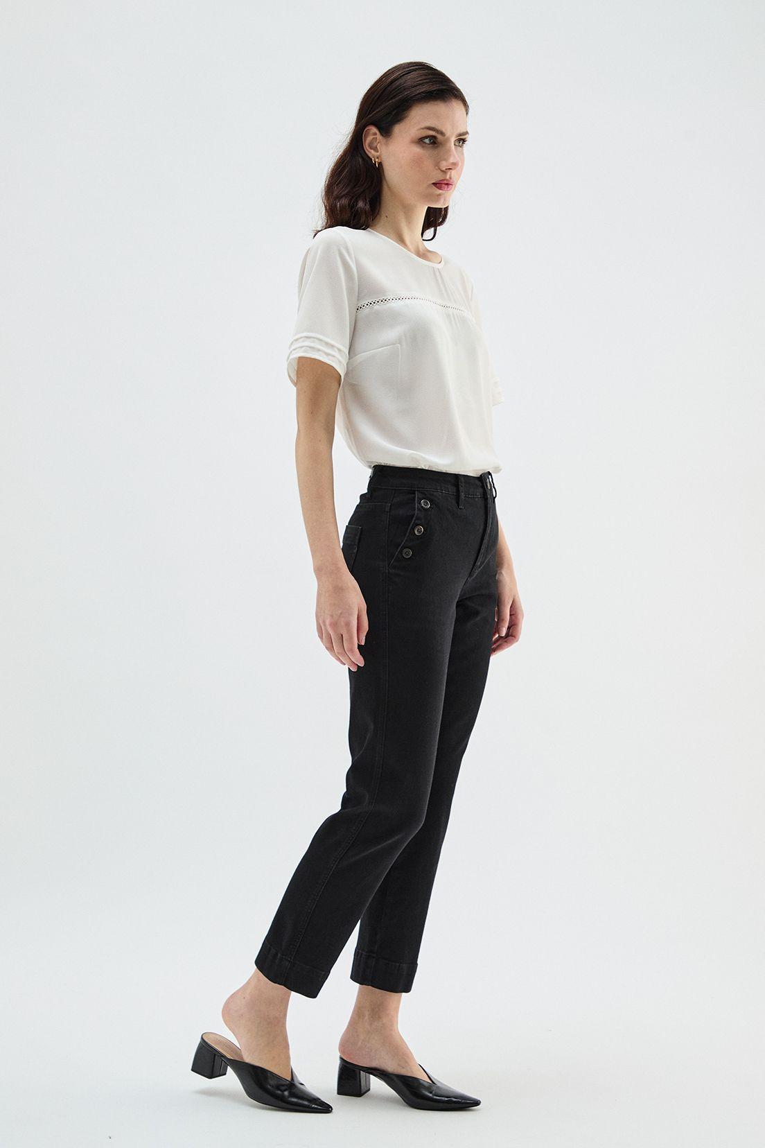 Jeans Crop Negro Ma Griffe 11302125001102-3