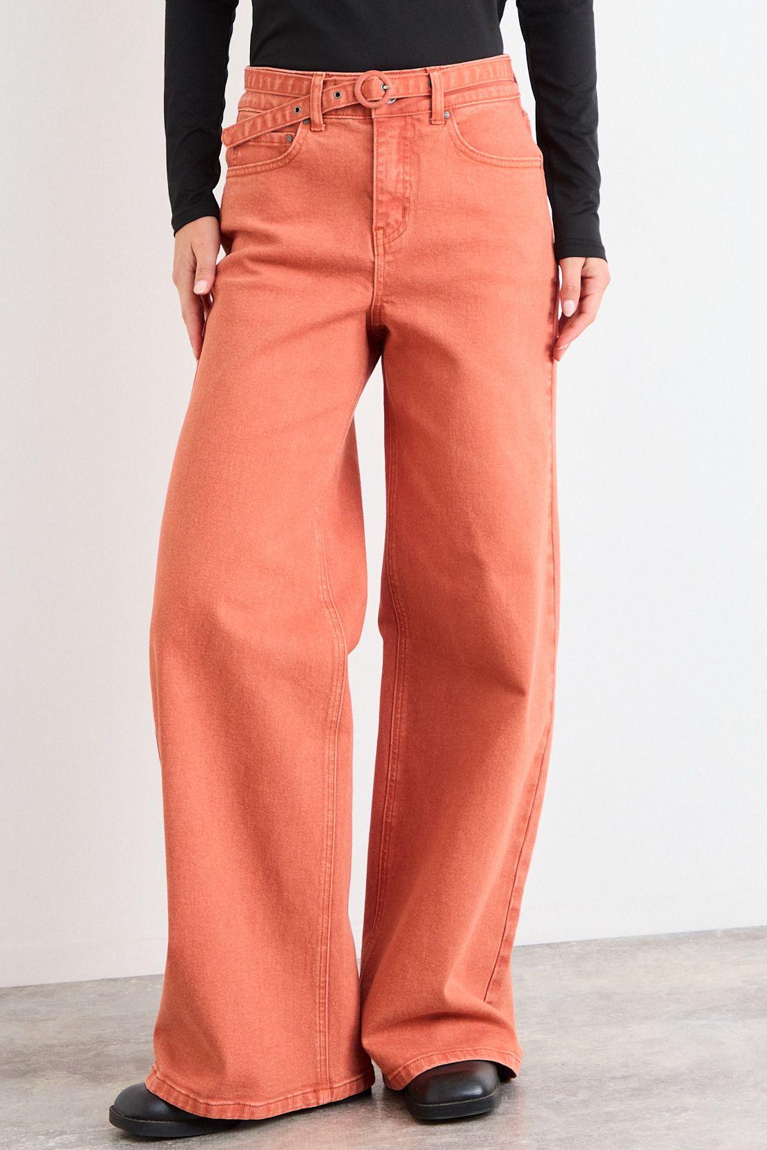 Jeans Liso Naranjo iO 11320126007114-2