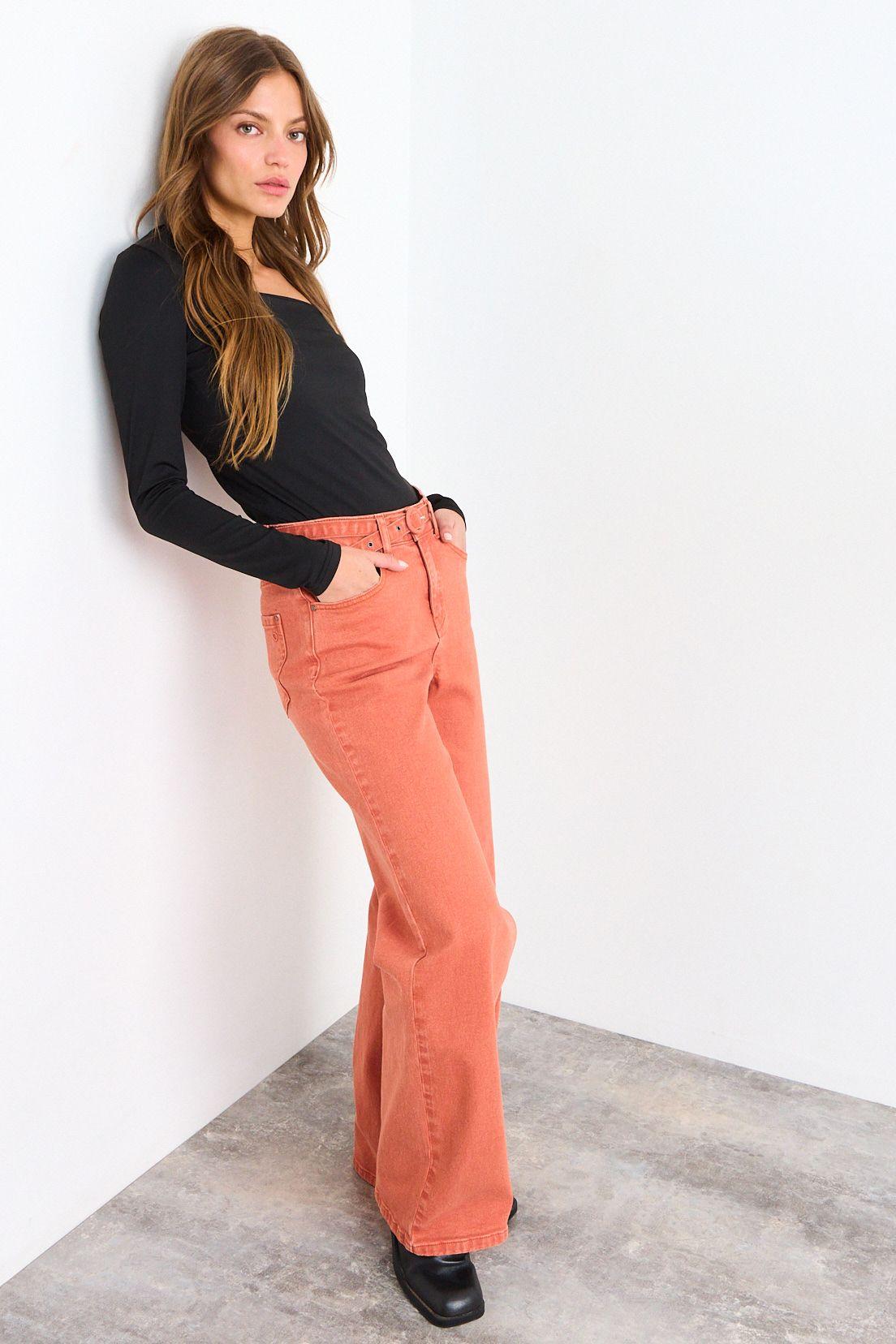 Jeans Liso Naranjo iO 11320126007114-4
