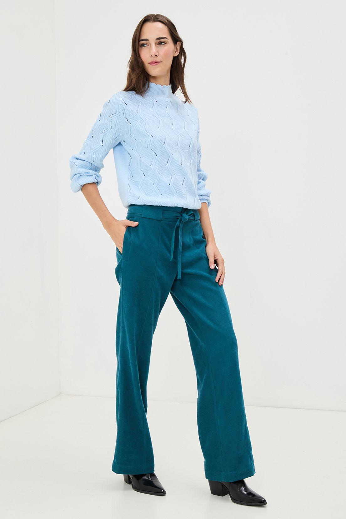 Pantalon Liso Verde 11020125058217-3