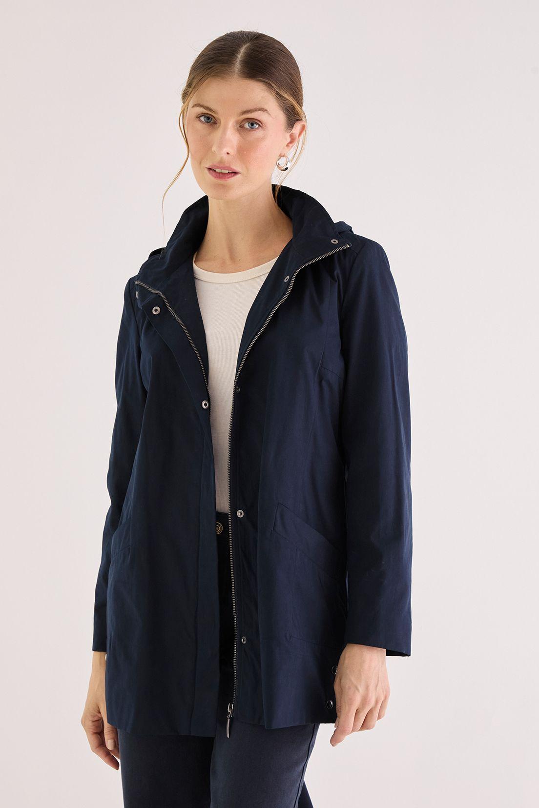 Trench Con Gorro Desmontable Azul 17402125002104-0