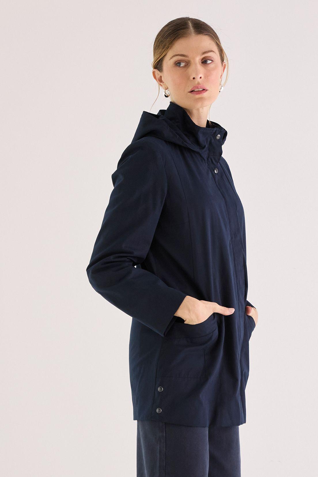Trench Con Gorro Desmontable Azul 17402125002104-4