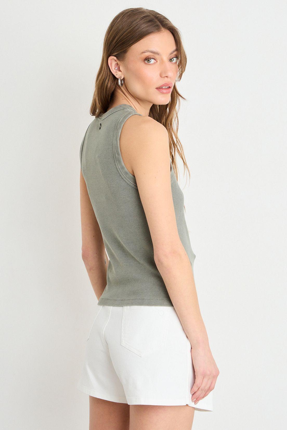 Polera Lisa Verde Oliva iO 14220225006107-1