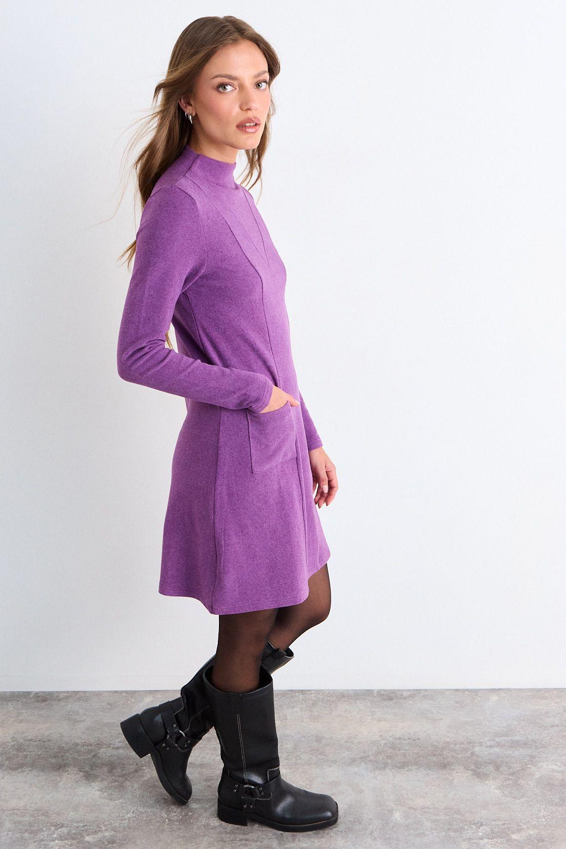 Vestido Liso Morado iO 13020126004121-4